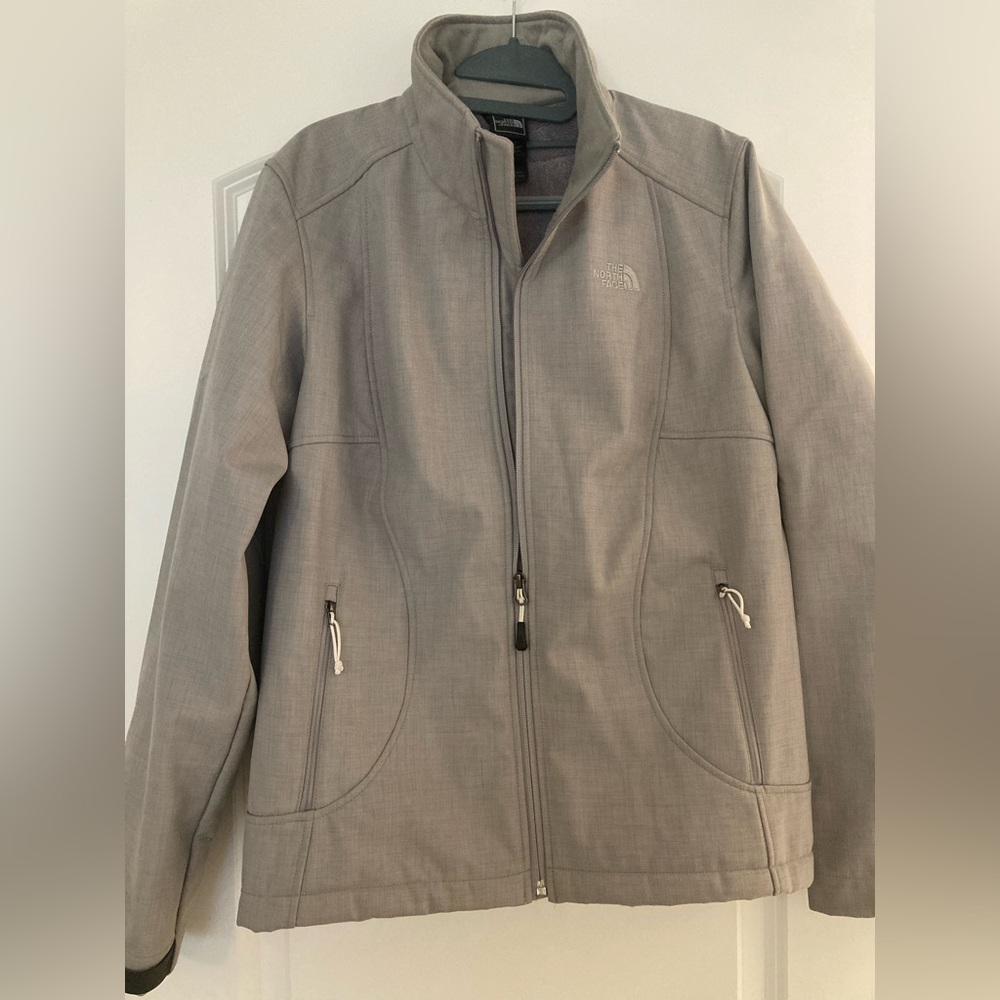 The North Face grey, water resistant jacket
